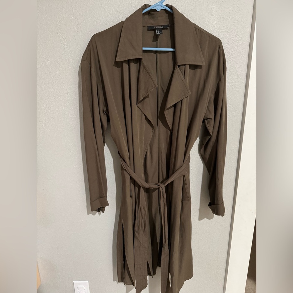 Khaki Brown Trench Coat